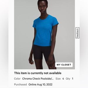 Lululemon Swiftly Tech SS 2.0